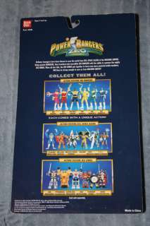 Power Rangers Zeo Gold, Red V, Green IV, and Blue III Zeo Rangers with 