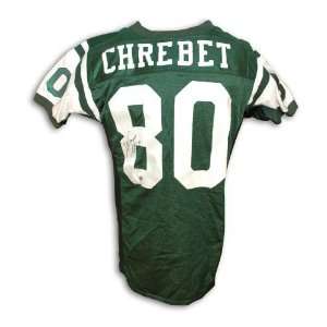 Wayne Chrebet Autographed Jersey   Green Sports 