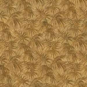 Palm Leaf Gold/Tan Wallpaper in 4Walls