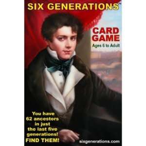  Six Generations Card Game 