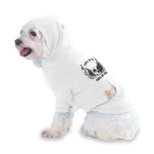   NOT BREED Hooded T Shirt for Dog or Cat LARGE   WHITE: Pet Supplies