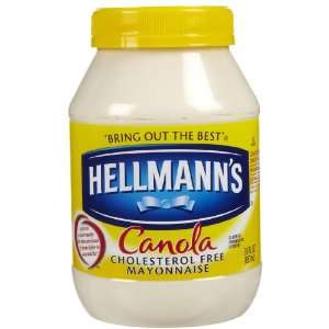 Hellmanns Mayonnaise, Canola, 30 oz Grocery & Gourmet Food
