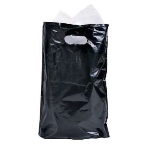  8.75 X 12 Black Plastic Bags Case Pack 5: Home & Kitchen