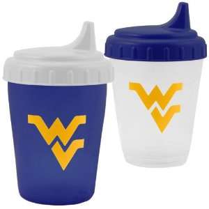 West Virginia Mountaineers 2 Pack 8oz. Dripless Sippy Cups