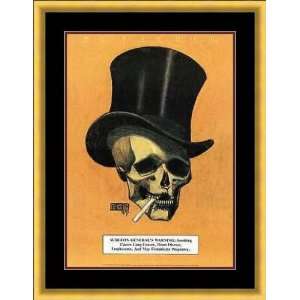  Skull With Cigarette by M.C. (Maurits Cornelius) Escher 