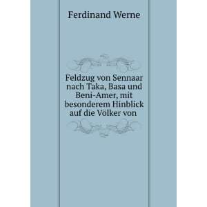   besonderem Hinblick auf die VÃ¶lker von . Ferdinand Werne Books
