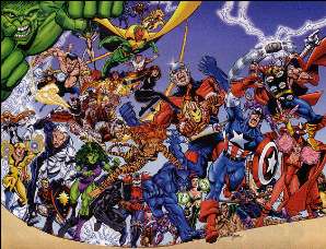 comic lot  AVENGERS #1   #3 (1998) Marvel ~Spider Man~Thor~Iron Man 