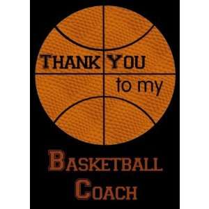  Thank You to my Basketball Coach Card Health & Personal 