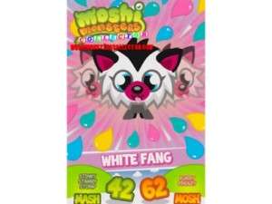 WHITE FANG   MOSHI MONSTERS MASH UP TRADING CARD NEW  