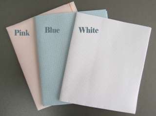 Colors White Pink Blue Cross Stitch Fabric / Aida  