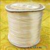 80M PureWhite Chinese Knot Silk Jewelry Cord 1mm cgnf18  