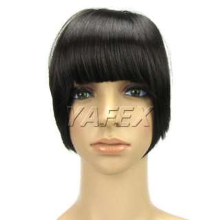Fashion Popular Clip On Clip In Front Bangs Fringe Hair Extensions 