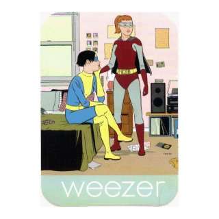  Weezer   Cartoon Superheroes   Sticker / Decal Automotive