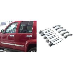 New! Jeep Grand Cherokee/Liberty Door Handle Covers   4dr Chrome, 10pc 
