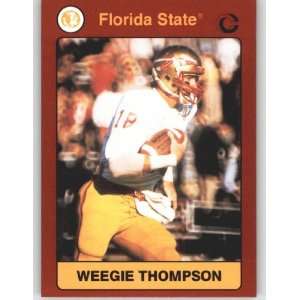   Weegie Thompson   FSU Seminoles  Shipped in Top Load Sports