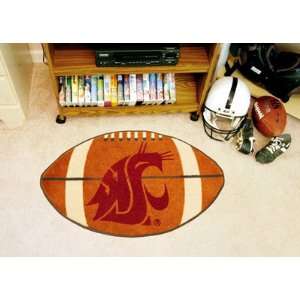  Washington State University Football Rug: Home & Kitchen