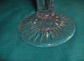 Up for sale is a gorgeous lead glass American Brilliant pedestal vase 