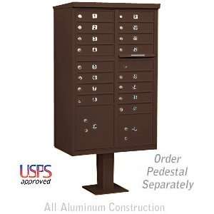  USPS 16 Door Standard Cluster Box Unit with A Size Doors 