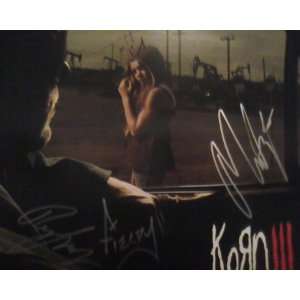 Autographed Korn III Record Album Cover Sleeve (no vinyl) Hand Signed 