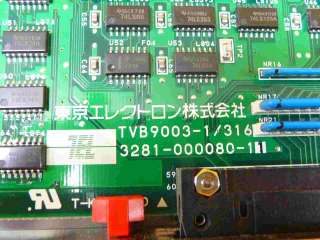 TEL P 8 Prober Control Board TVB9003 1/316 working  