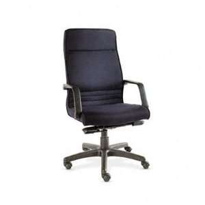   Alera Rici Series High Back Swivel/Tilt Chair, Black Fabric: Office