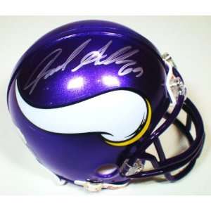 Jared Allen Autographed Minnesota Vikings Riddell Mini Helmet