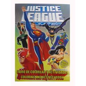  Justice League Spanish Coloring and Activity Book: Toys 