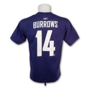  Vancouver Canucks Alex Burrows NHL Player Name & Number T 