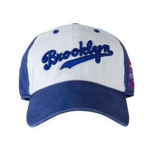  MLB Brooklyn Dodgers Fitted Baseball Hat: Sports 
