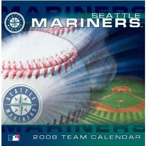  SEATTLE MARINERS 2008 MLB Daily Desk 5 x 5 BOX CALENDAR 