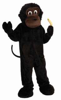 Gorilla Adult Mascot Costume includes oversized Gorilla head with see 