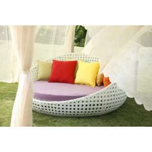  Vig Furniture S3056 Outdoor Round Day Bed: Patio, Lawn 