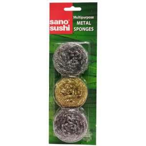  Sano Sushi Multipurpose Metal Sponges (Pack of 2) Kitchen 