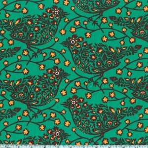   Wide Moda Nest Perched Teal Fabric By The Yard Arts, Crafts & Sewing