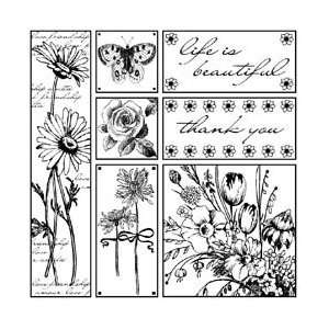   Cling Stamps   Life Is Beautiful Life Is Beautiful: Home & Kitchen