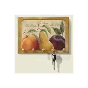 Les Fruits Wood Key Holder:  Kitchen & Dining