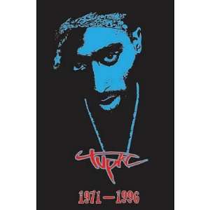  Tupac Shakur (Chain) Blacklight Music Poster Print: Home 