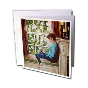  Amy Hurley Heath Portraits   Girl Reading By Bright Window 