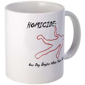 Homicide Squad Police Mug by  