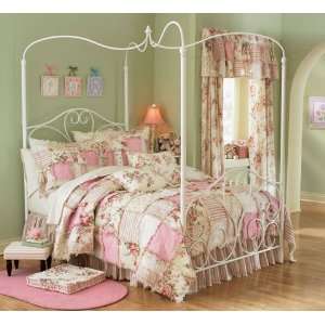 Marcia Twin Bed with Canopy Frame, 39 1/2W 