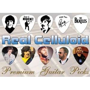  Ringo Starr Premium Guitar Picks X 10 (H): Musical 