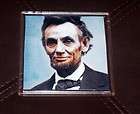 Abe Abraham Lincoln copper color still bank  