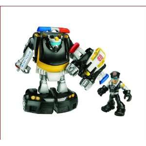   Playskool Transformers Rescue Bot   Chase the Police Bot: Toys & Games