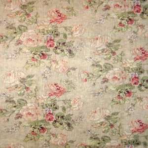   Wide Finnegans Rose Natural Fabric By The Yard: Arts, Crafts & Sewing