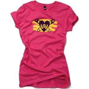    One Industries Womens Dizzy T Shirt   Small/Pink: Automotive