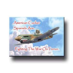   American Cocker Spaniel War On Terror Fridge Magnet: Everything Else