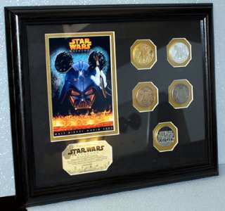 Star Wars Weekends 2005 Framed Coin Set LTD 250  