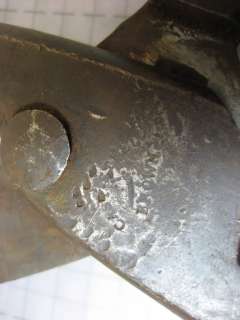 GLEFF & Co TIN SNIPS SHEARS 1800s BLACKSMITH vintage tool Casteel 
