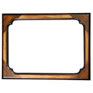   Daniels W0203T/WN 3x5 Teak & Walut Finish Wood Frame