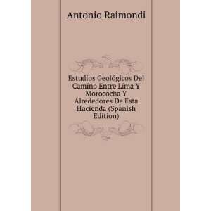   Alrededores De Esta Hacienda (Spanish Edition) Antonio Raimondi